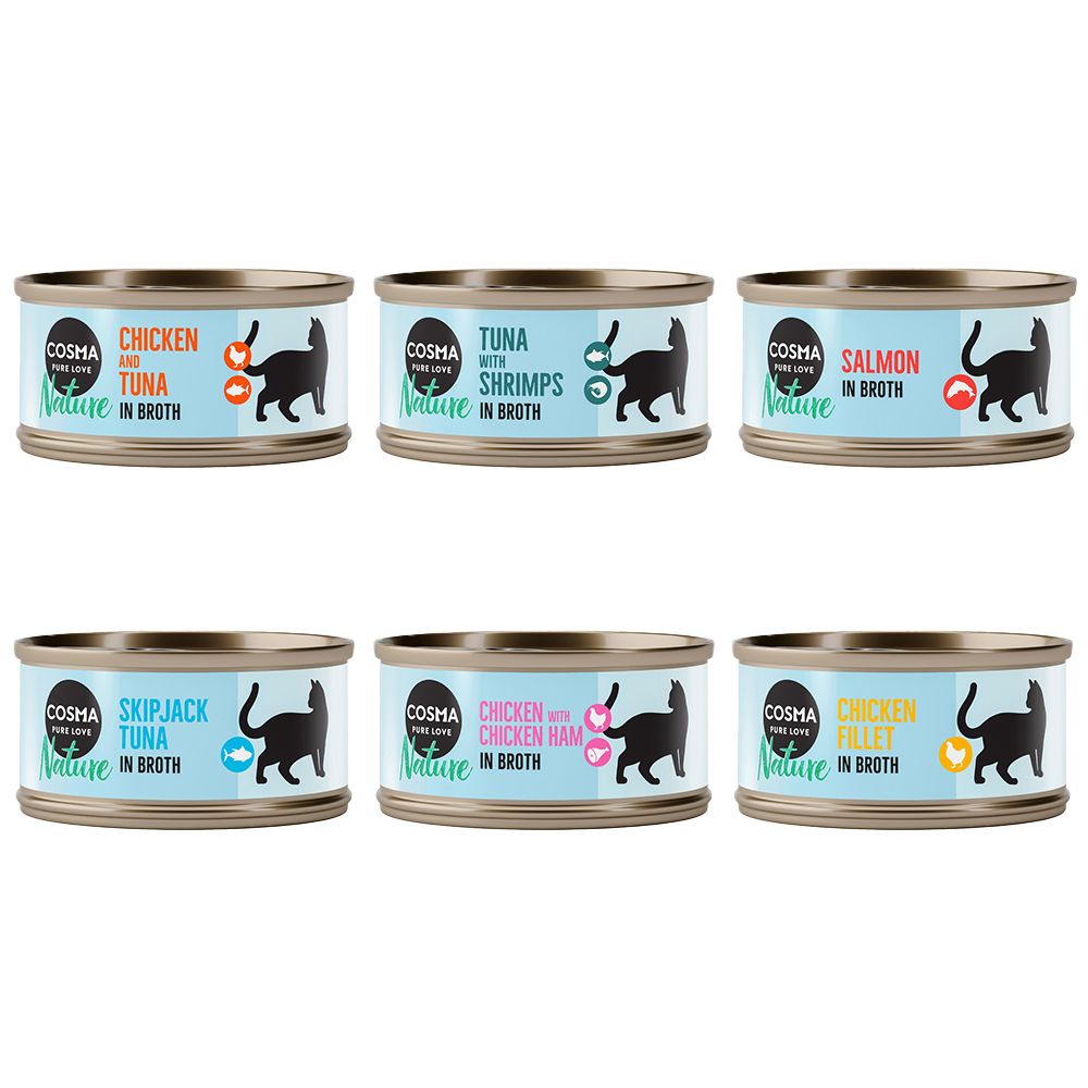 Cosma Nature Mixed Trial Pack 6 x 70g Mix 1 (6 Varieties)