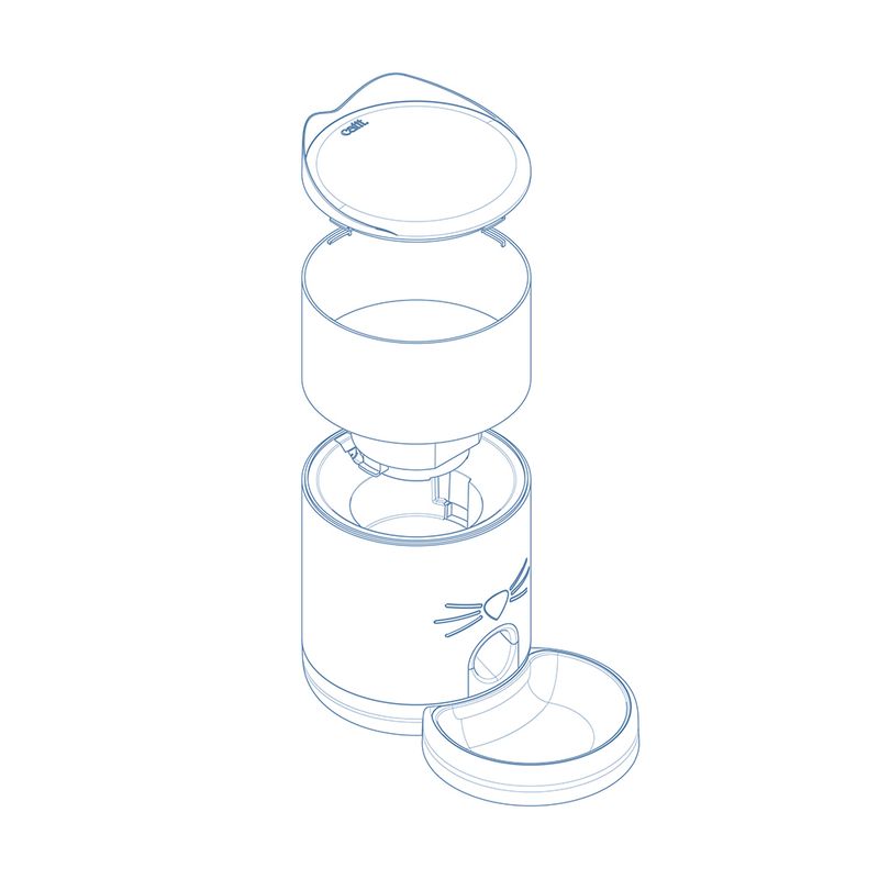 Catit PIXI Smart Automatic Feeder Accessoires: Drying Pad 3-pack