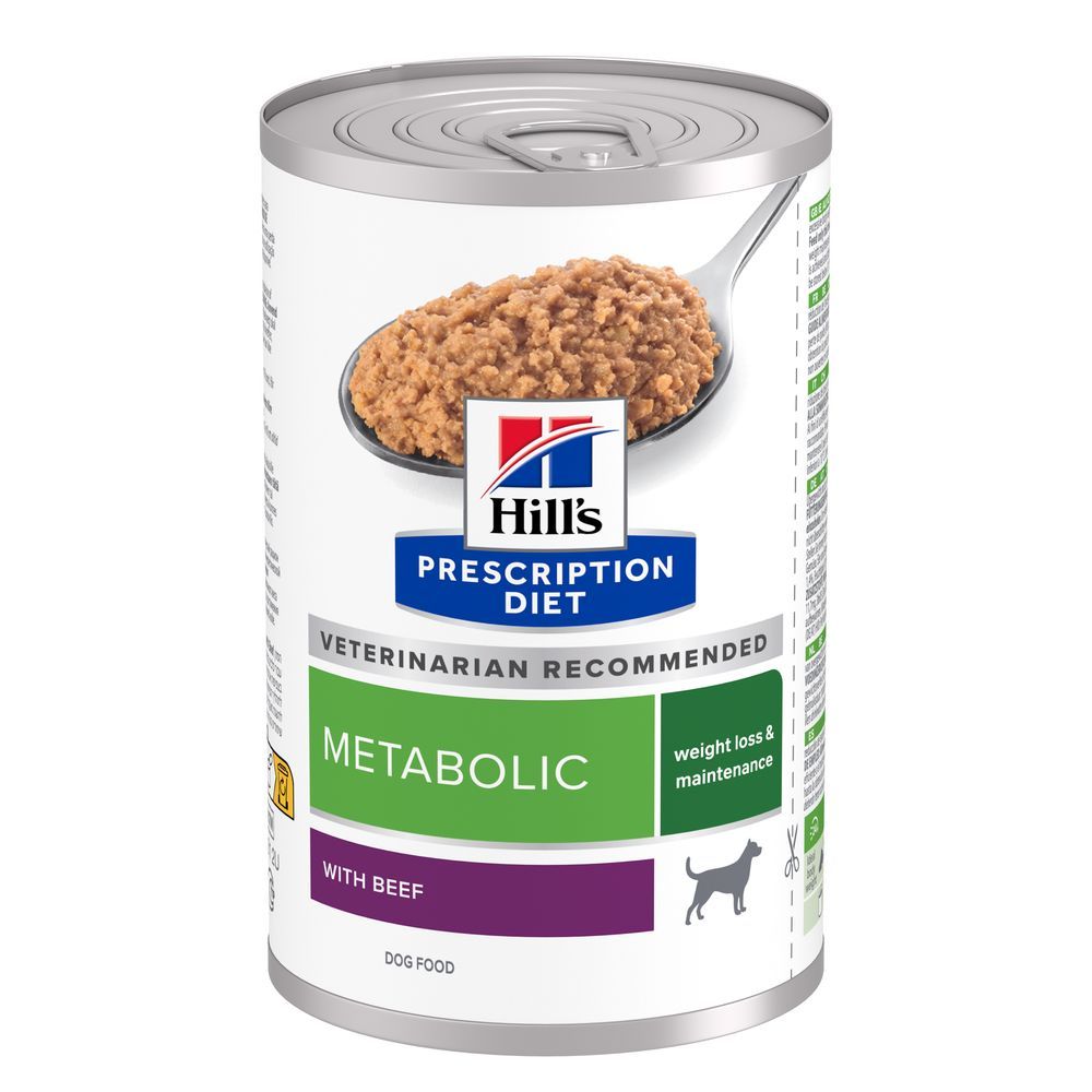 Hill's Prescription Diet Canine Metabolic - Beef 12 x 370g