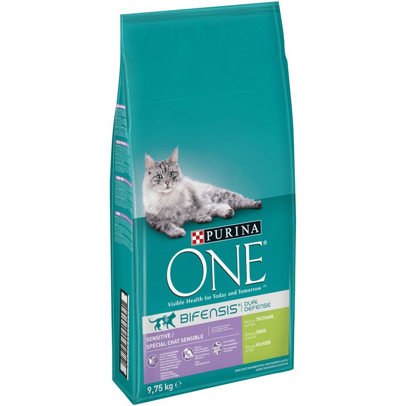 PURINA ONE Sensitive Turkey & Rice Dry Cat Food 1.4kg