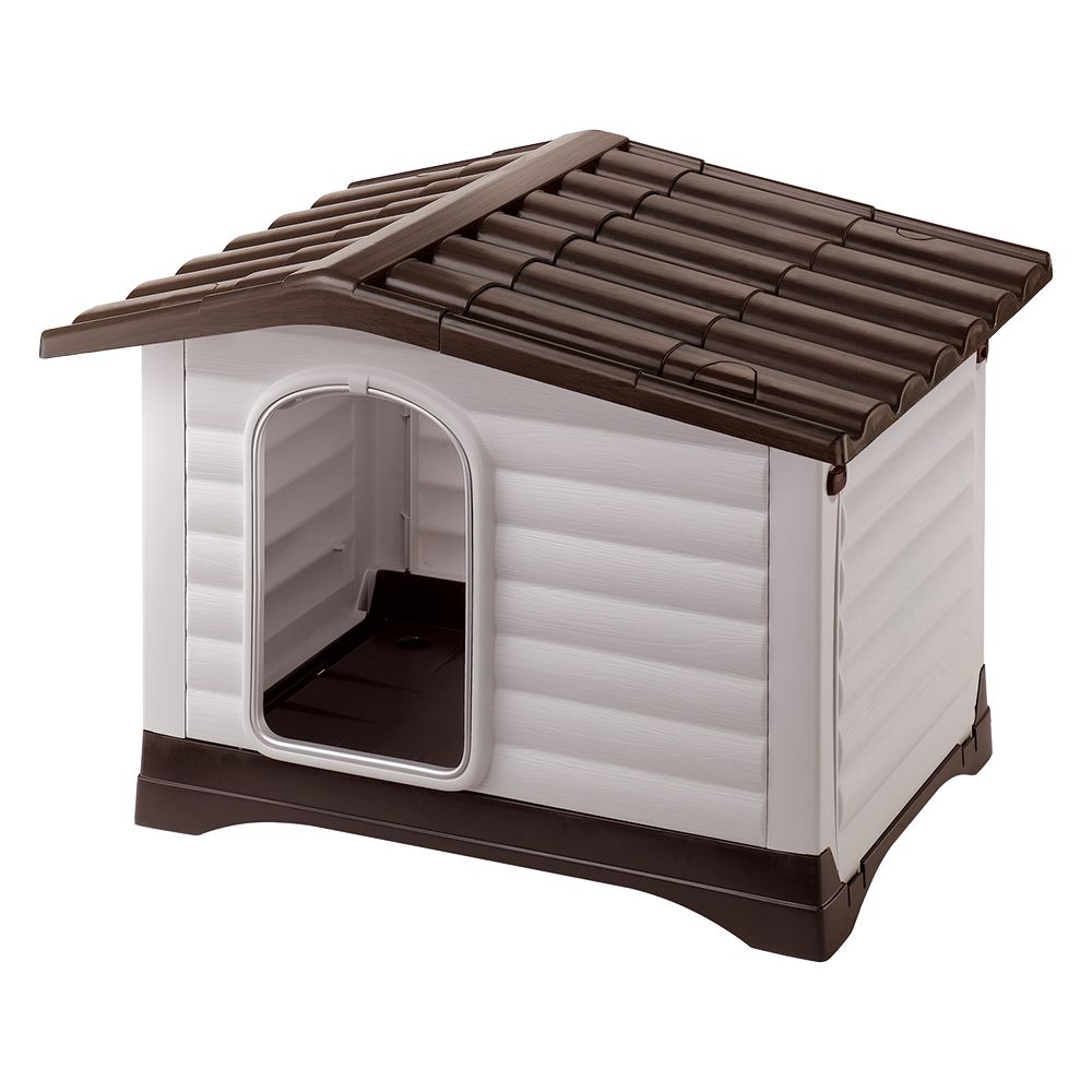 Ferplast Dogvilla Plastic Dog Kennel Dogvilla 90: L 88 x W 72 x H 65 cm