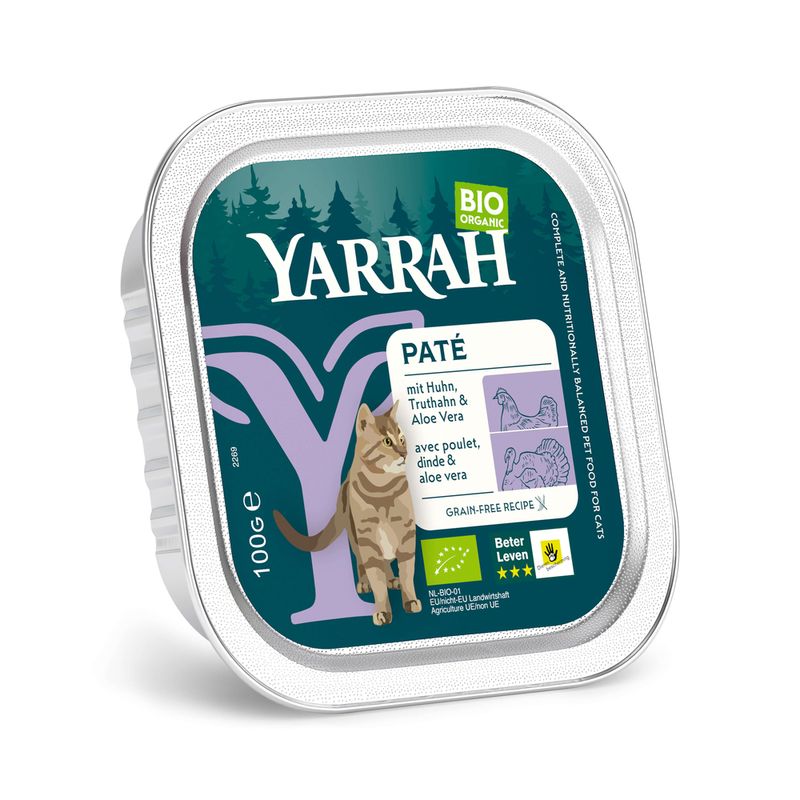 Yarrah Organic Pâté Multipack 8 x 100g Mixed Pack