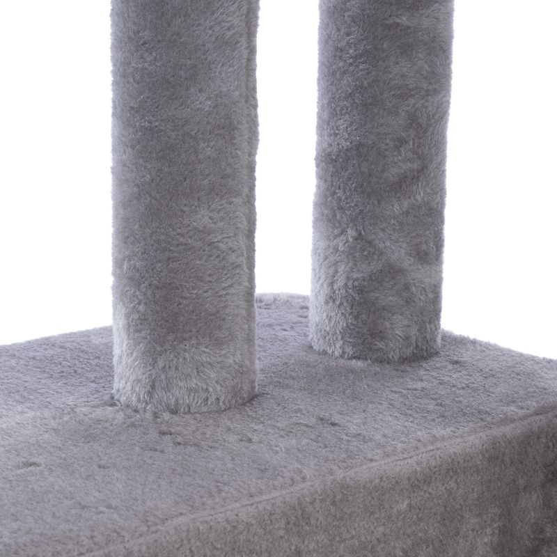 zooplus Basics Medium Scratching Tree Grey