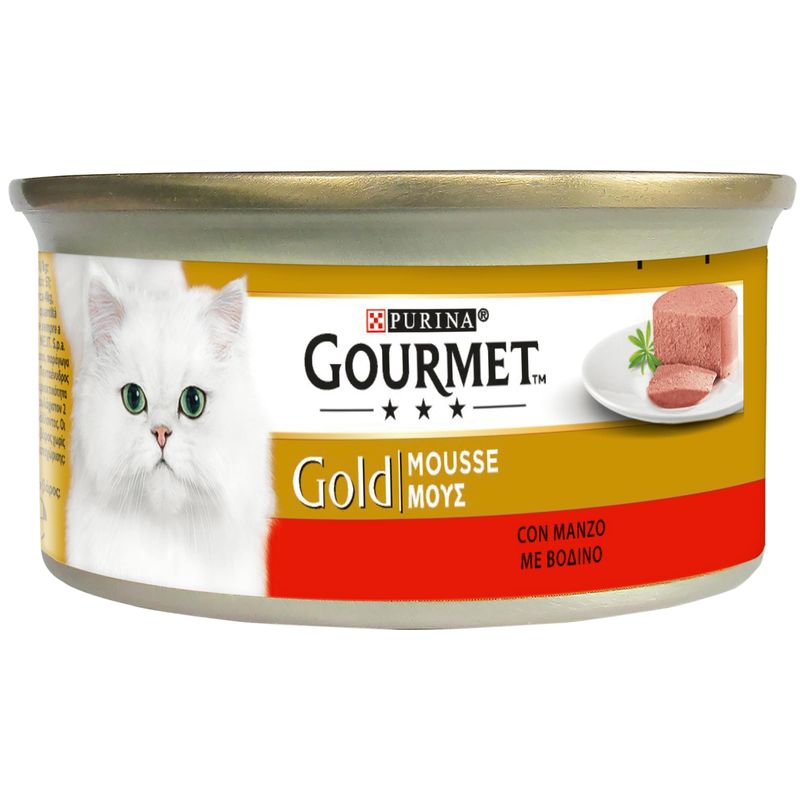 Gourmet Gold Mousse 24 x 85 g wet food for cats Rabbit