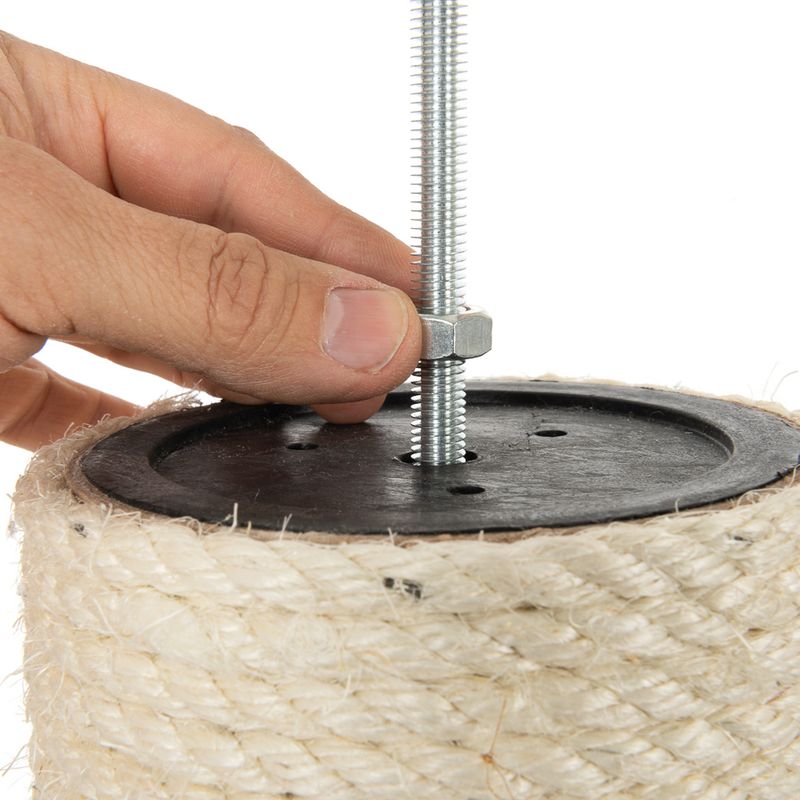 Natural Paradise Ceiling Cat Tree - Amaryllis Light Grey (2 packages*)