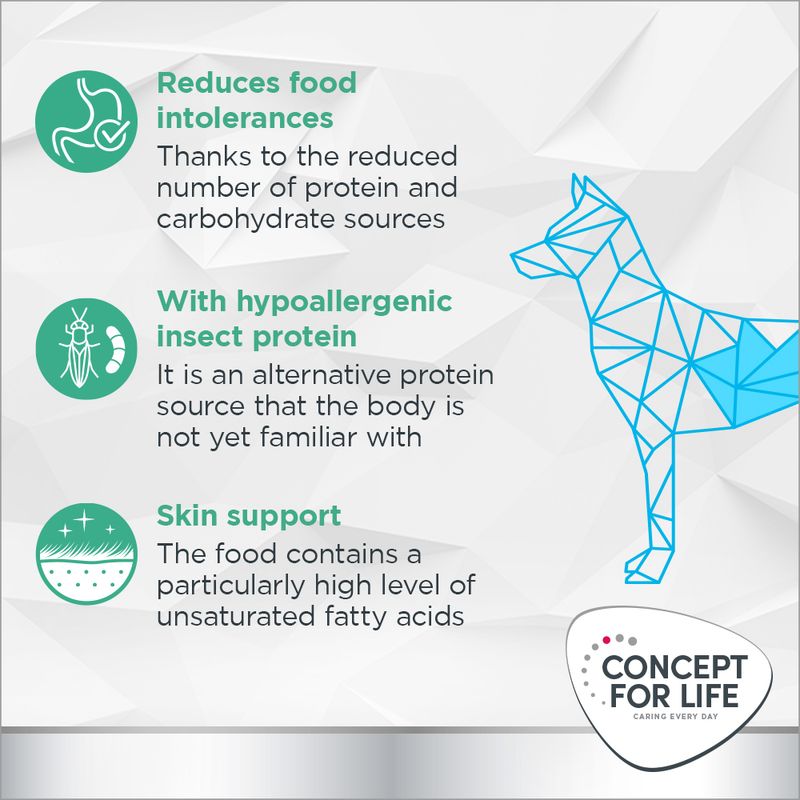 Concept for Life Veterinary Diet Hypoallergenic Insect 1kg