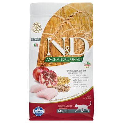 N&D Cat Ancestral Grain Chicken & Pomegranate Adult 5 kg
