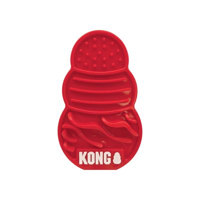 KONG Licks Treat Dispenser Size S: approx. 12 x 7.6 x 3.2cm (L x W x H)