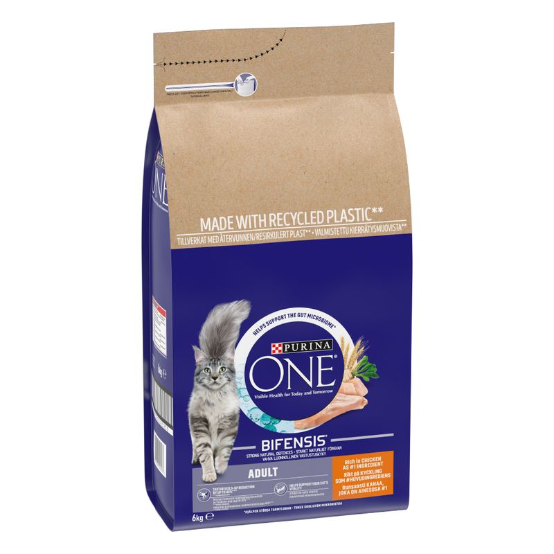 PURINA ONE Adult Chicken & Whole Grains Dry Cat Food 9.75kg