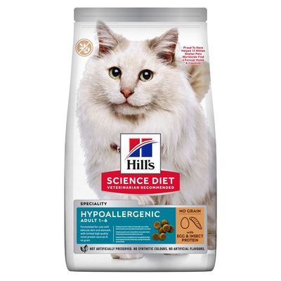 Hill's Science Plan Adult Hypoallergenic No Grain with Egg & Insect Protein 1.5kg