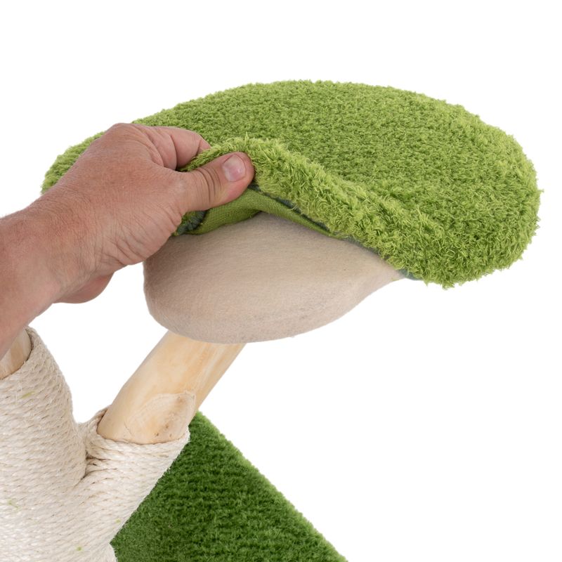 TIAKI Nature Willow scratching post green