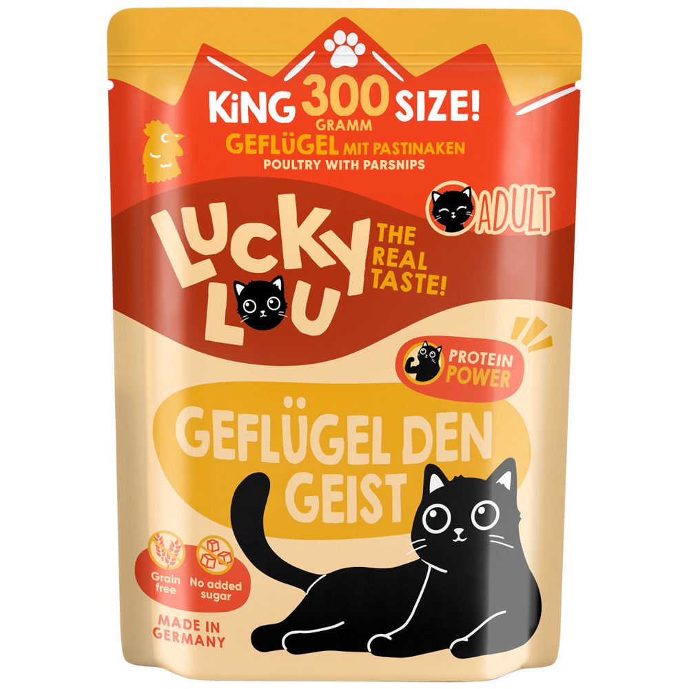 Lucky Lou Adult Saver Pack 24 x 300g Poultry & Rabbit