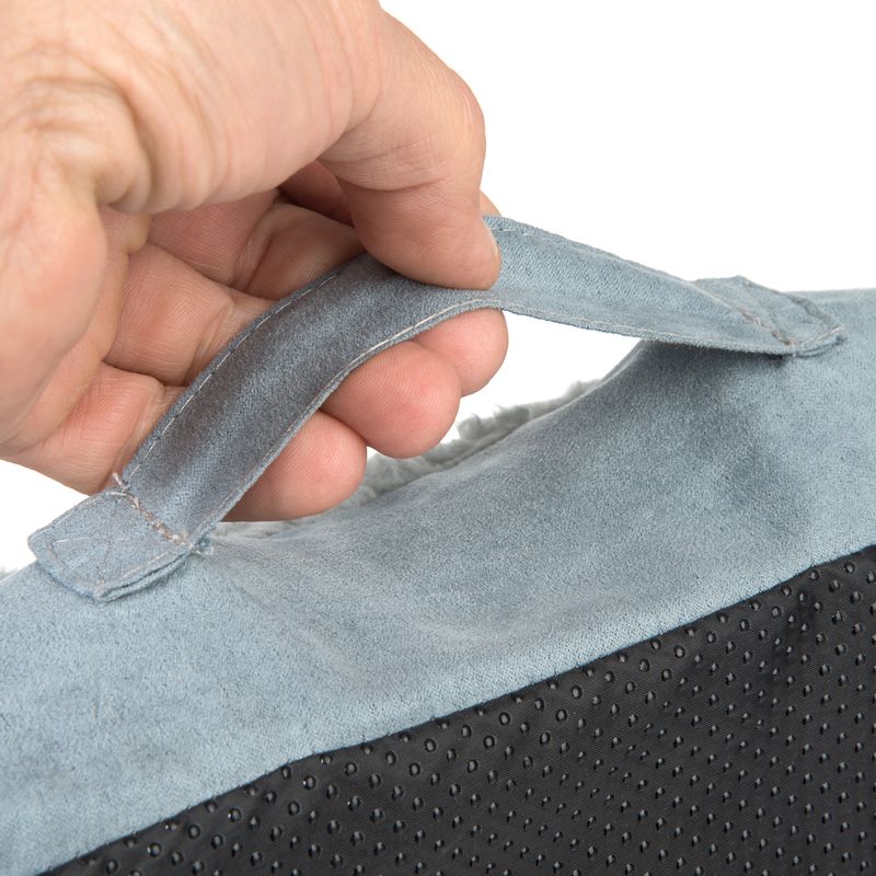 Rectangular Memory Foam Dog Bed - Grey 72 x 50 x 9.5 cm (L x W x H)