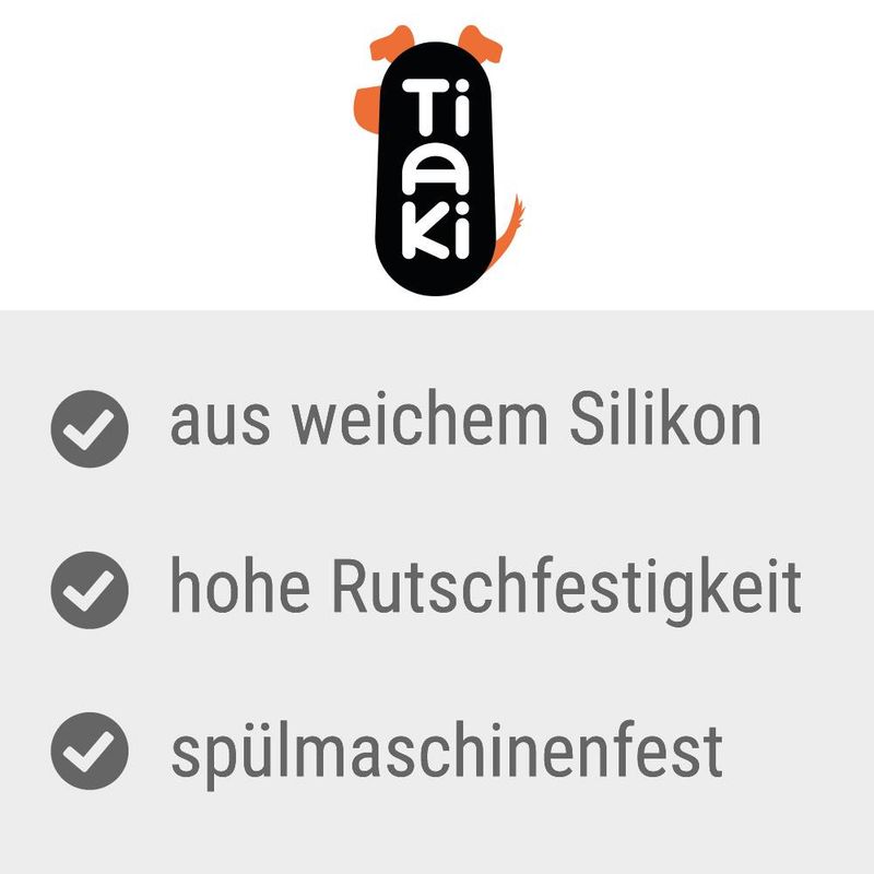 TIAKI Silicone Bowl Mat Green Rhombus L 50 X W 25 cm