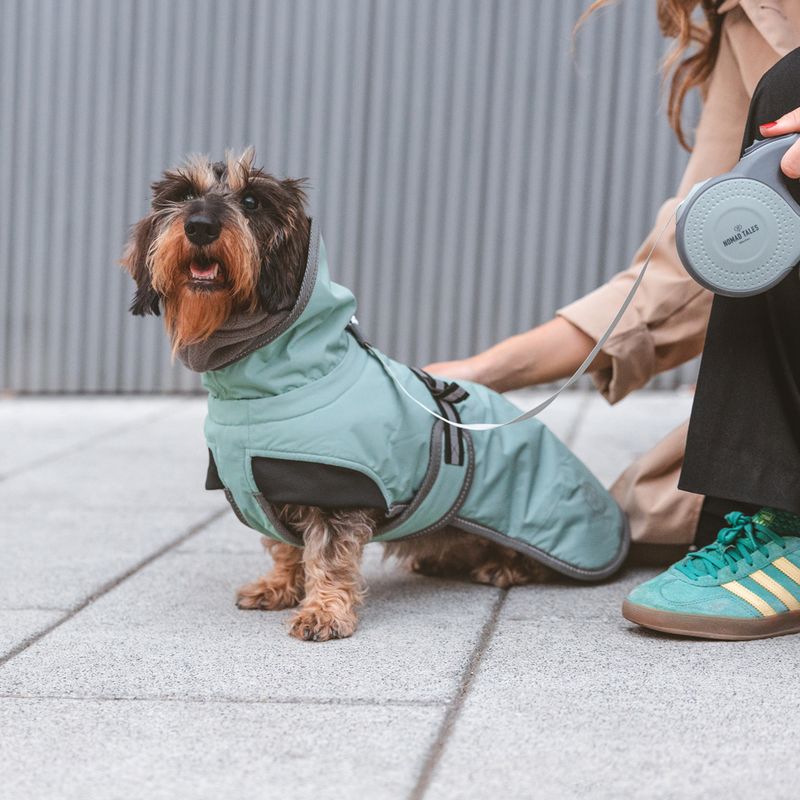 Nomad Tales Bloom Dog Coat - Granite approx. 35cm Back Length