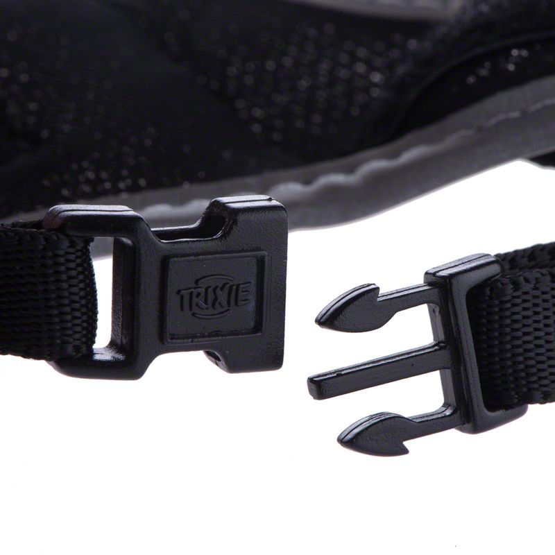 Trixie XCat Harness with Lead and Exclusive Stickers Black