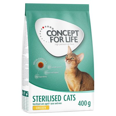Concept for Life Sterilised Cats - Chicken 400g