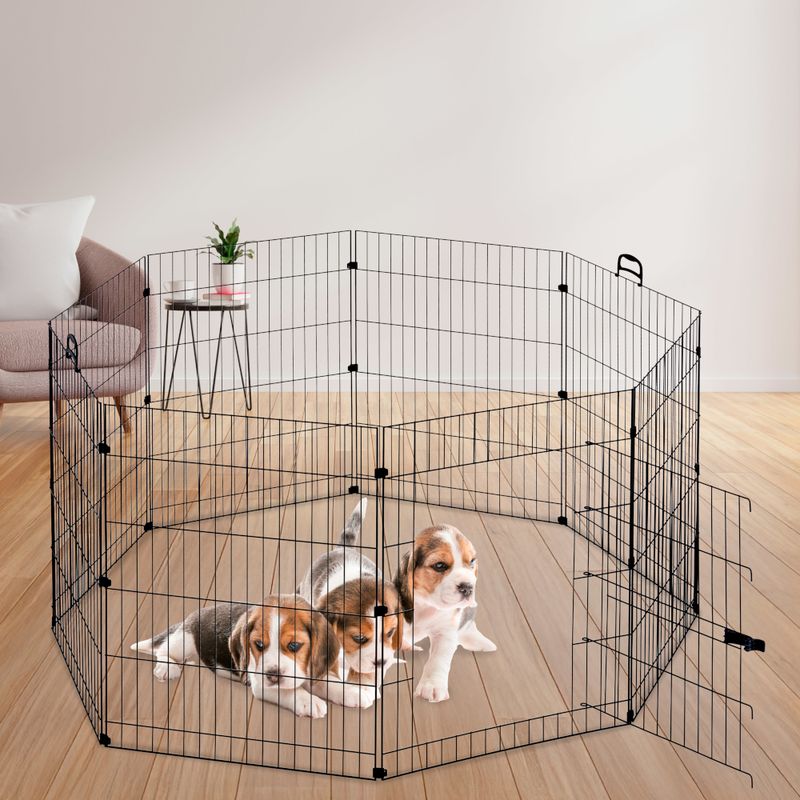 Ferplast 8-sided Metal Run Size L: 8 Elements, each 57 x 91.5 cm (L x W)