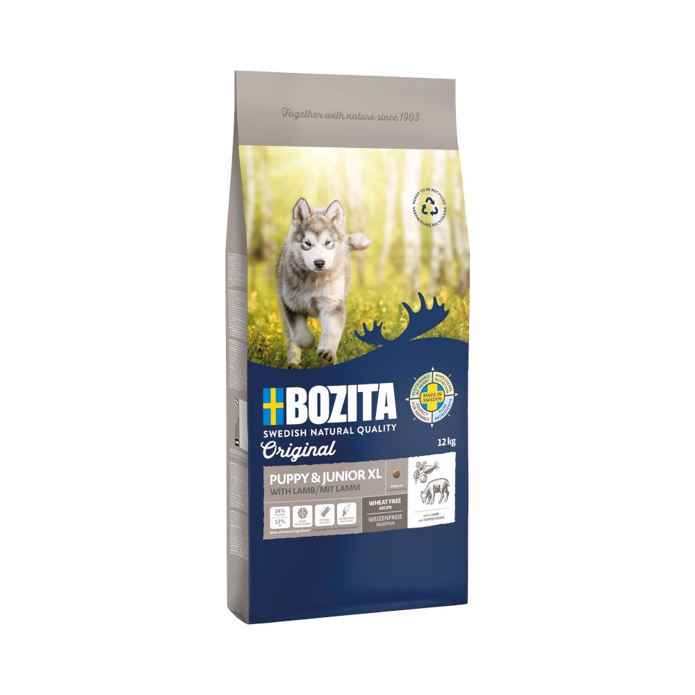 Bozita Original Puppy & Junior XL with Lamb - Wheat-Free 3kg