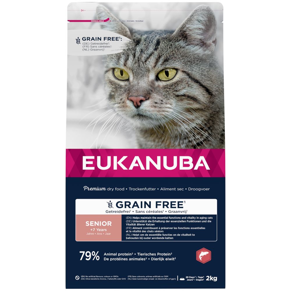 Eukanuba Senior Grain-Free Rich in Salmon 2kg