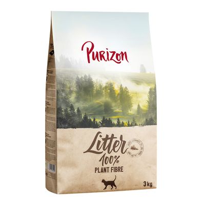 Purizon 100% Plant Fibre Cat Litter 8l