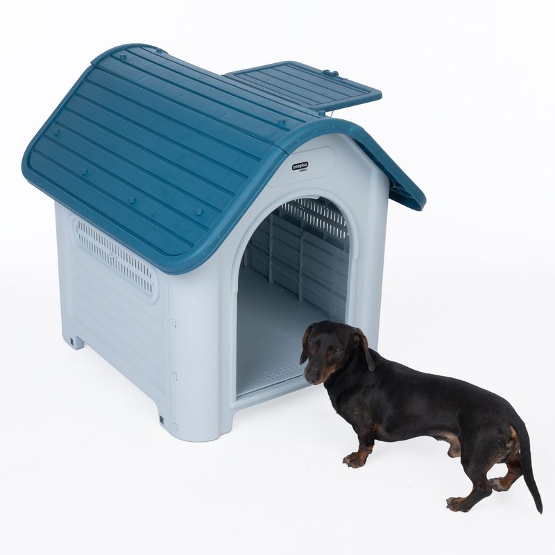 zooplus Basics Plastic Dog Kennel 87 x 72 x 75 cm (L x W x H)