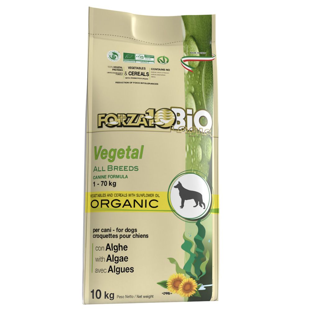 Forza10 Bio All Breeds Vegetal with Seaweed Croquettes for Dogs 10 kg