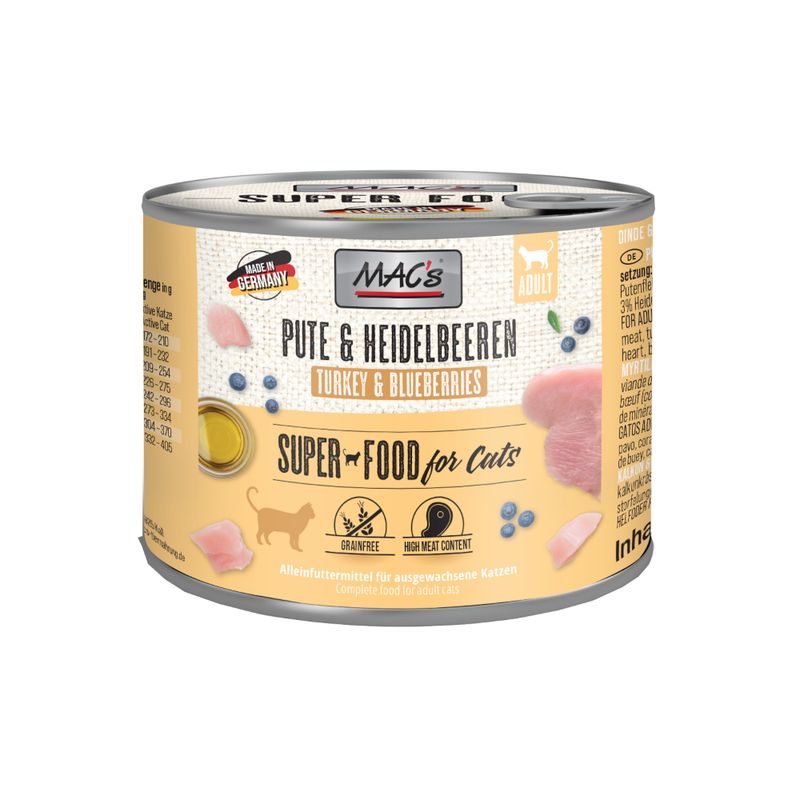 Saver Pack MAC's Cat 12 x 200 g Kitten (veal & chicken hearts)