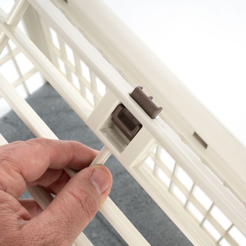 TIAKI Indoor Pet Crate with Cushion Size S: 64.5 x 50 x 56 cm (L x W x H)