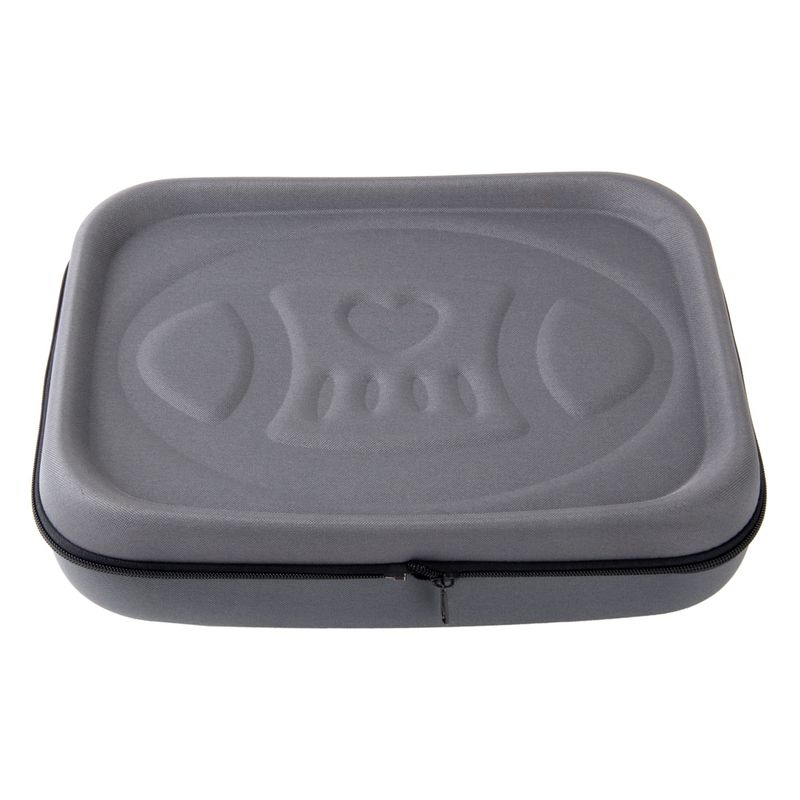 Collapsible Transport Case Grey & Orange: 42 x 32 x 30cm (L x W x H)