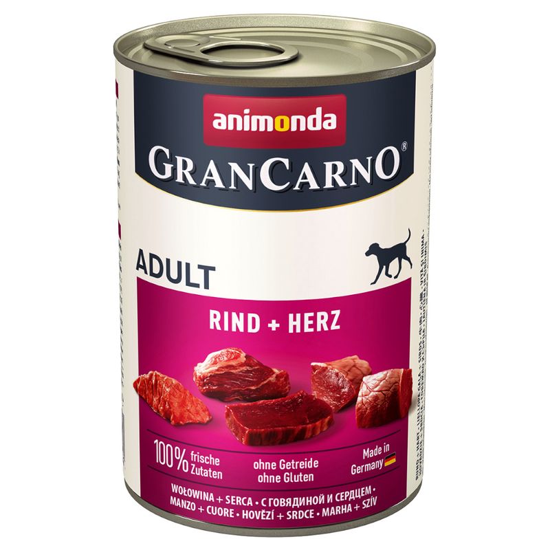 animonda GranCarno Original Saver Pack 24 x 400g Salmon & Spinach