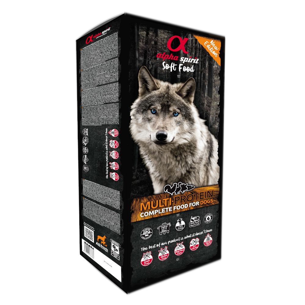 Alpha Spirit Multi-Protein Dog Food 9kg