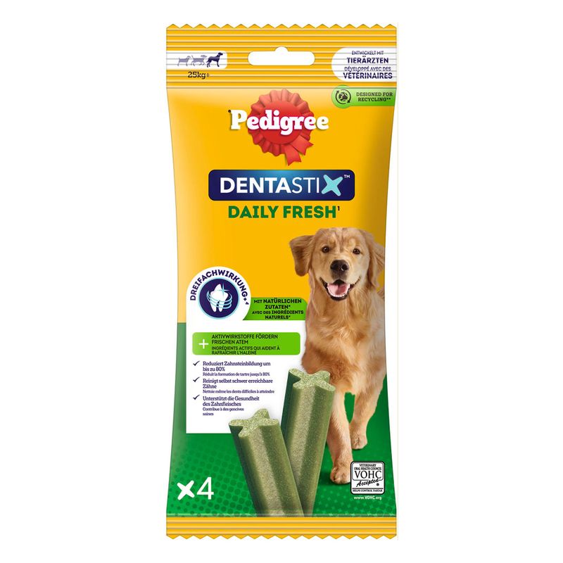 Pedigree Dentastix Fresh - Daily Freshness for Large Dogs (>25kg) 28 Sticks