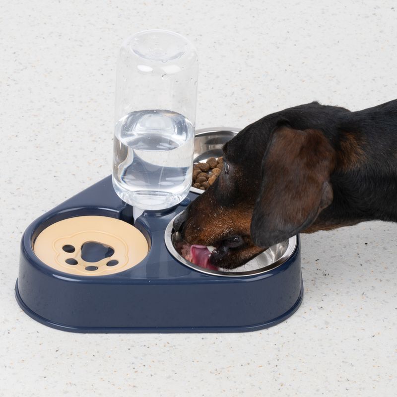 TIAKI Triple Feeder with Water Dispenser 2 x 200ml