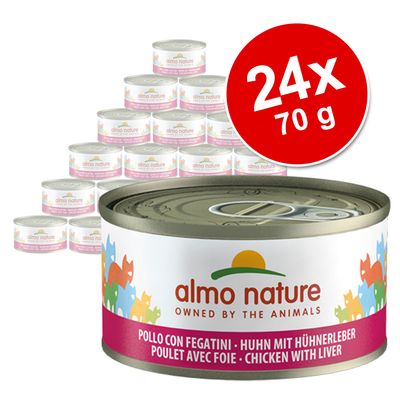 Almo Nature Saver Pack 24 x 70g HFC Natural Atlantic Tuna