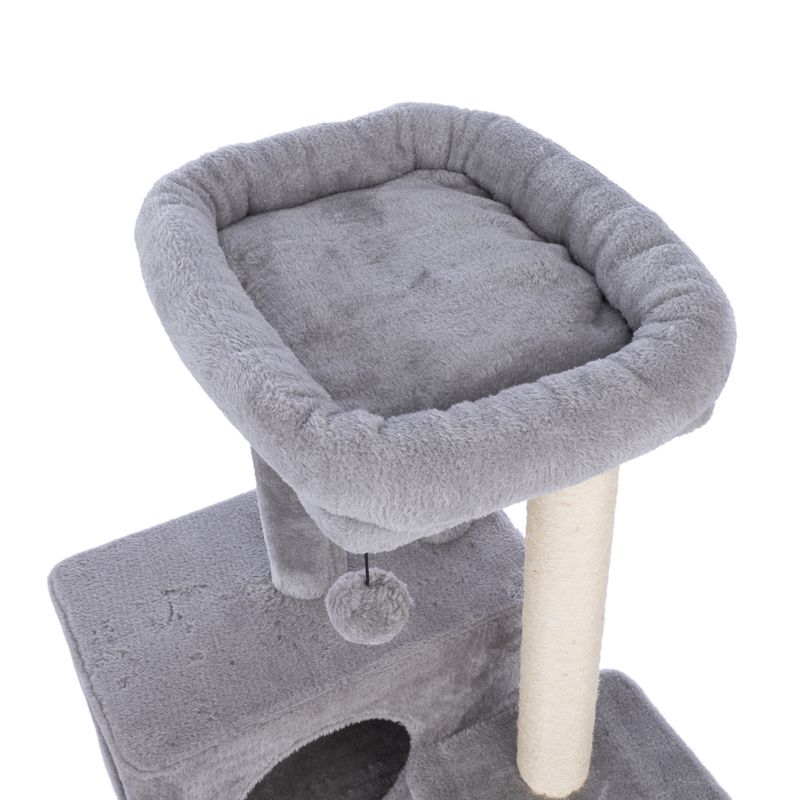 zooplus Basics Medium Scratching Tree Grey