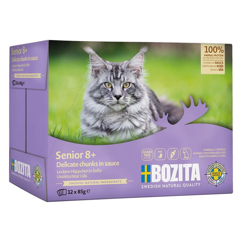 Bozita Morsels in Sauce Senior Saver Pack 24 x 85g Chicken