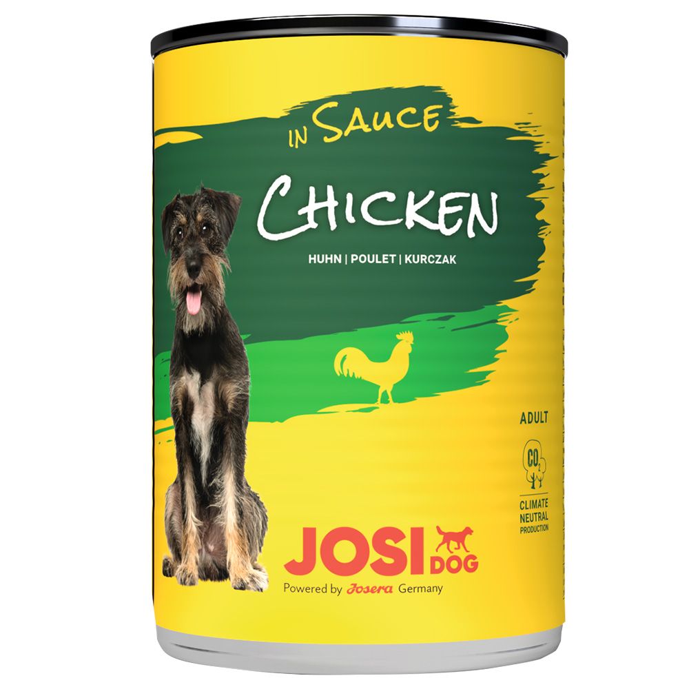 JosiDog wet food in sauce 12 x 415g Beef