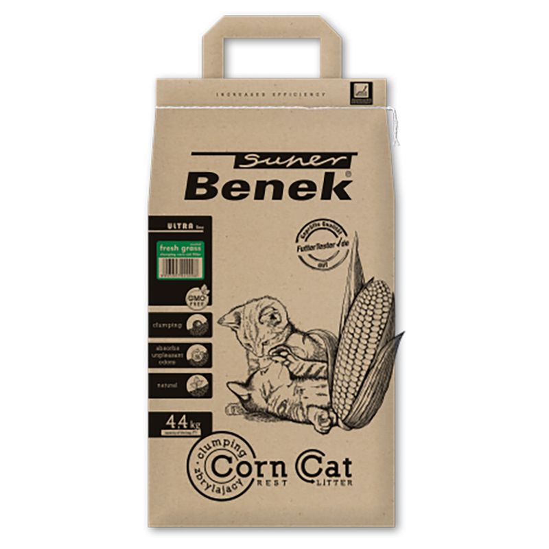 Super Benek Corn Cat Ultra Fresh Grass 7l (approx. 4.4kg)