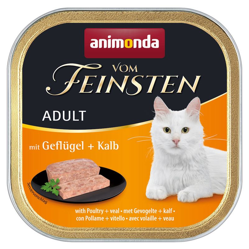 Mixed Megapack animonda vom Feinsten Adult 32 x 100g Assorted Poultry