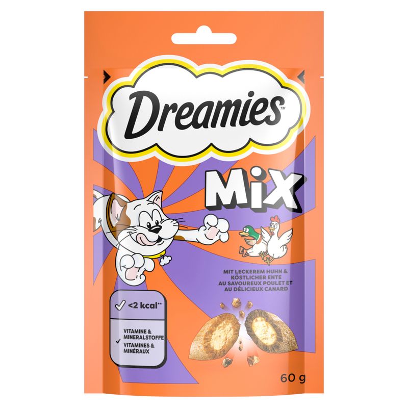 Dreamies Cat Snacks Mix Pack with Chicken & Duck