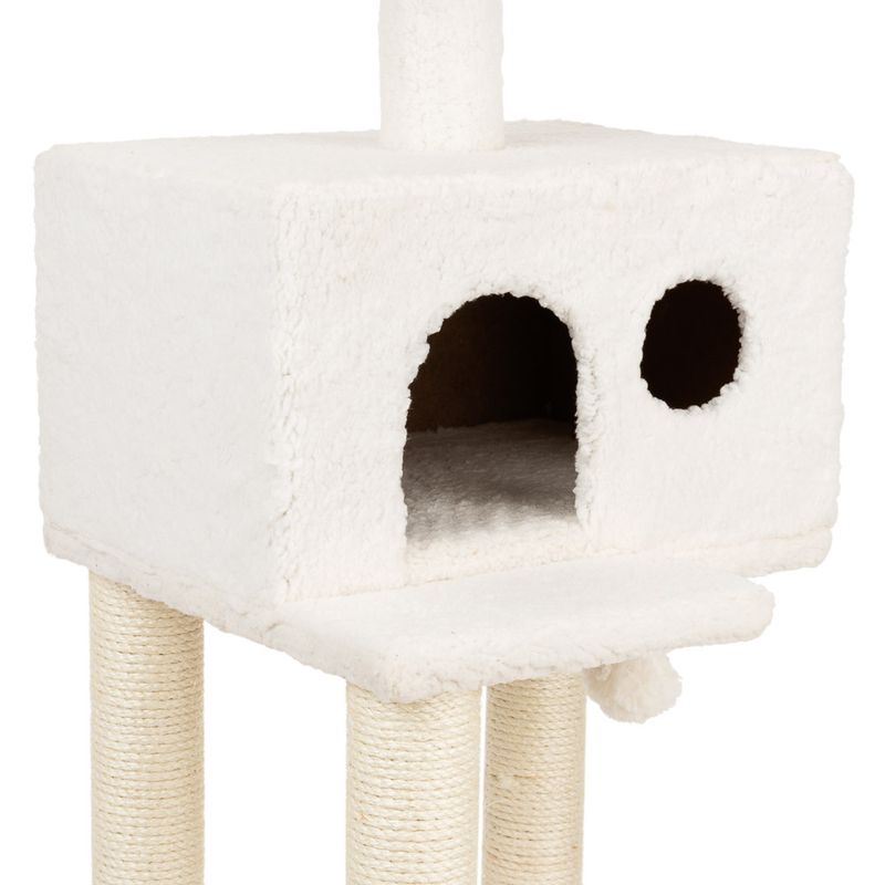 La Digue II Cat Tree Wool White