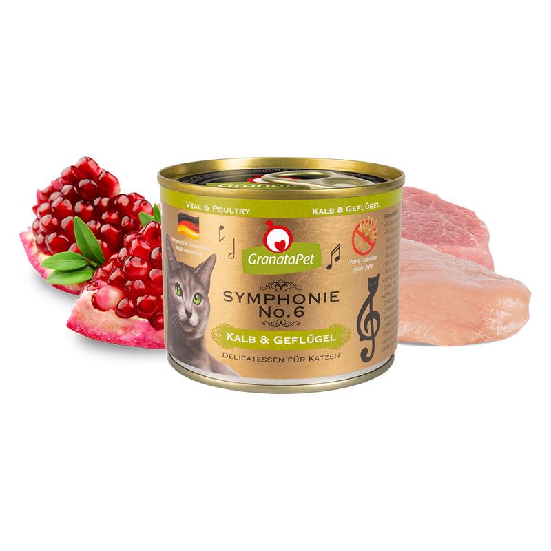 GranataPet Symphony 6 x 200 g Game & chicken