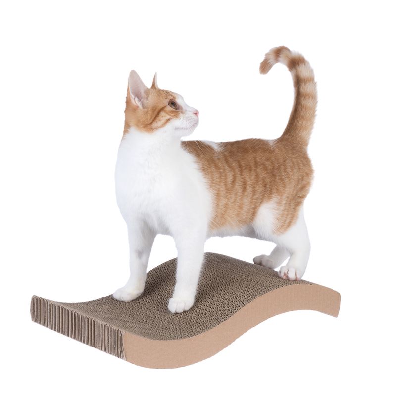 zooplus Basics Wave Scratcher 40 x 20 x 7.5 cm (L x W x H)