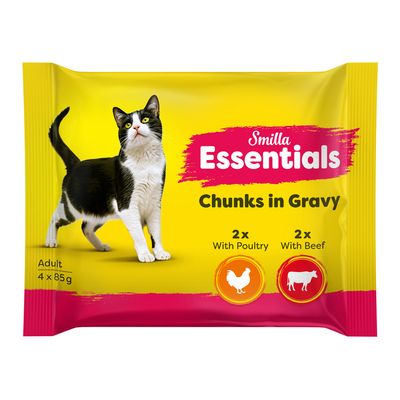 Smilla Essentials Pouches Chunks in Gravy 4 x 85g