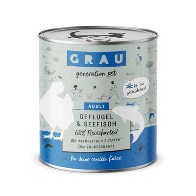GRAU Gourmet Adult Grain-Free 6 x 800g Chicken & Veal