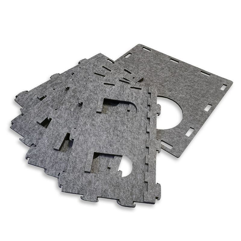 Canadian Cat Company Felty Fort approx. L 55 x W 55 x H 108 cm