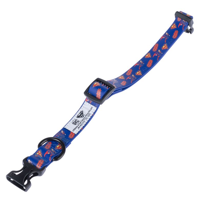 DC Superman Collar - Blue Size S: Neck Circumference 25 - 36 cm, Width 20mm