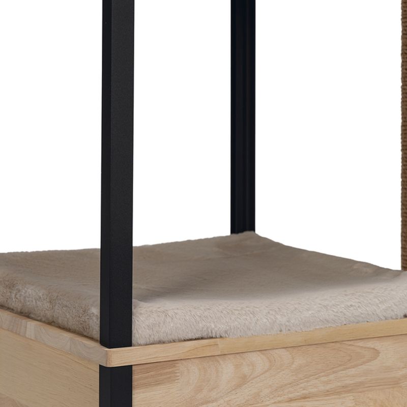 Designed by Lotte Nala Wooden Scratching Post Natural