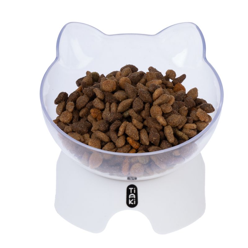 TIAKI Transparent cat bowl 350 ml